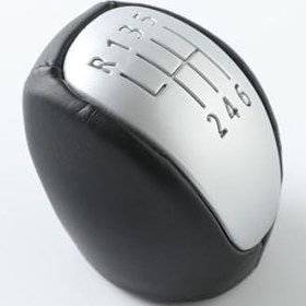 Resim Dişli Kapağı Kol Çubuğu Güvenilir Değiştirme Sorunsuz Vites Değişiklikleri İçin Kolay Kurulum ABS Hız Manuel Vites Topuzu Kafası, Siyah harfler 