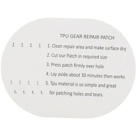 Resim Homyl Güçlü Bant Çadır Onarımı Şeffaf 6cm-sadece-5-adet 6cm Sadece 5 Adet Çok Renkli 