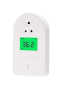 Resim Youtek Duvar Tipi Kızılötesi Termometre: 100 Veri Kayıt, 3 Renk Gösterge, Sesli Uyarı, C/ F Geçiş, Pil/şarj Seçeneği 