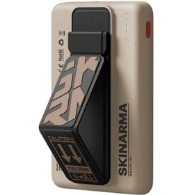 Resim Magsafe İle Uyumlu Powerbank Spunk Wireless Şarj Ve Pd Hızlı Şarj Özellikli 15w 5000mah Krem-krem 