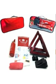 Resim Empressco Lüx Trafik Seti Profesyonel Araç Muayene Uyumlu Ilk Yardım Seti Tüv Türk Uyumlu Kare Çantalı 