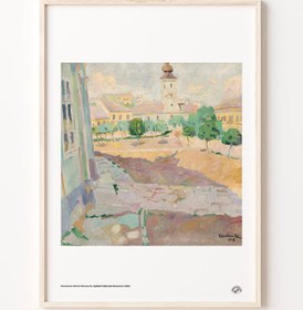 Resim Spišské Podhradie Manzarası, Poster 