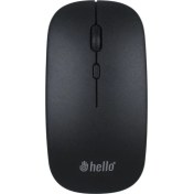 Resim Hello HL-19092 USB 2.4ghz 1600DPI Kablosuz Mouse - Ergonomik Tasarım 