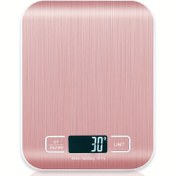 Resim 1 adet 10 kg Dijital Mutfak Tartısı, 1 g/0,1 oz Hassasiyet, Paslanmaz Çelik, Pişirme ve Yemek Pişirme için (Piller Dahil Değildir) - Rahat Stil, Plastik Malzeme, Hafif, ANJIEYU Marka, Şarj Olmayan Güç Modu 