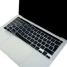 Resim Mabeyn Pro Klavye Koruyucu Uk Ingilizce Iso Ters L Enter Ince Silikon Bar 13 M1-M2 ve 16 Inç Uyumlu Toz ve Sıvı Koruma Kaplama Siyah 