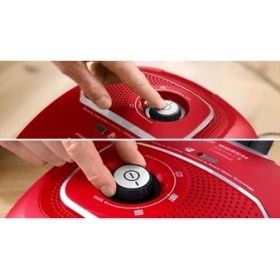 Resim Bosch BGL41PET2H Toz Torbalı Süpürge, Proanimal, Kırmızı 