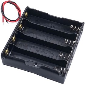 Resim 18650 2 Tel 4lü Pil Kutusu Paralel 4 Adet 3.7V Paralel Lityum Lion Batarya Yuvası 