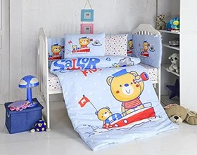 Resim Bebek Uyku Seti 8 Parça Ranforce%100 Pamuk 