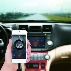 Resim Ki̇ngdata iPhone Uyumlu Lightning 3.5 mm Aux Çevirici Kablo Siyah 1 mt 