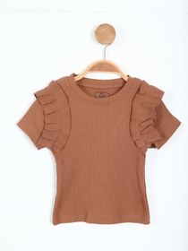 Resim Xo Kids Kız Çocuk Kazak 1-5 Yaş 35772 Kahverengi 