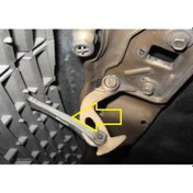 Resim Mercedes W123 Kaput Açma Plastik Mandalı) 