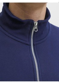 Resim Jack & Jones Jack&jones 12282899 Jornorrebro Emb Sweat Ocean Cavern Erkek Sweatshirt 
