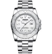 Resim Sones Fngeen 5808 Erkek Moda Çelik Kayışlı Kuvars Saat Çift Saati Paslanmaz Çelik Mavi Yüzey 