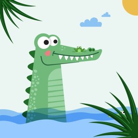Resim Croc-a-Dream Pamuk Saten Çok Renkli Çocuk Çarşaf Seti 90x190cm 