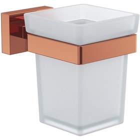 Resim Line Bathroom 125807 Prime Diş Fırçalık Buzlu Cam Rose Rose Rose 