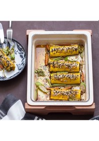 Resim Lava Döküm GN 1/2 Gastronorm Küvet Ölçü 26 x 33 CM Kırmızı 