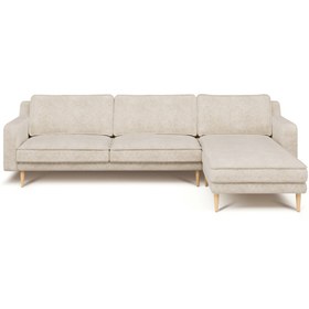 Resim Normod Klem Slim 292 x 171 Köşe Ahşap Ayak - Doğal Doku 