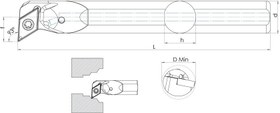 Resim S Sistem - ISO SDUCR/L 93°SET İç Çap Torna Kalemi 