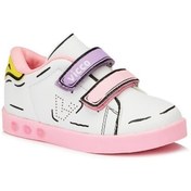 Resim Vicco Picasso 313.B22Y.153 Kız Çocuk Işıklı SneakerAyakkabı Beyaz-Pembe 22-25 Vicco