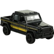 Resim Die Cast 1:32 Sesli ve Işıklı Çek Bırak 4x4 Kamyonet Siyah 
