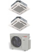 Resim Bosch Multi Kaset Tipi İnverter Klima 28000 Btu 1 Dış + 2 İç Ünite 18000 + 18000 Btu 