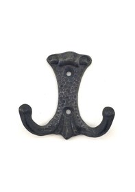 Resim Skygo Antika Tarz Dekoratif Pirinç Anıt Çiftli Vestiyer Askı - 85x72 Mm, Oksit 