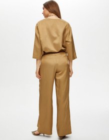 Resim Faik Sönmez Straight Fit Viskon Pamuk Pantolon S25pnt017 Us25pnt01762 Gold Altın 