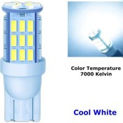 Resim Dashanshop 20 Adet Süper Parlak 12v T10 Led Soğuk Beyaz Işık, Araç Karavan Dolap Aydınlatma 