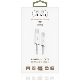 Resim Type-C Lightning Şarj Kablosu 20W Hızlı Şarj 1 Metre Subzero CL95 