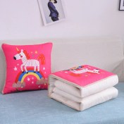 Resim Zhuque Üzerinde Logo Baskılı Ikisi Bir Arada Yastık Yorganı, Çok Fonksiyonlu Araba Kanepe Yastığı Yorganı (Yurt Dışından) 