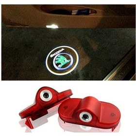 Resim SKODA OCTAVİA 2021-2024 ARASI KAPI UYARI LAMBASI REFLETÖRÜ 