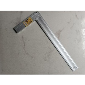 Resim Kupa Terazili Aliminyum Marangoz Gönye 400 Mm 