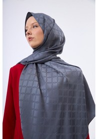 Resim Mirsoy Scarf Lina Modern Desen Şal Gri 