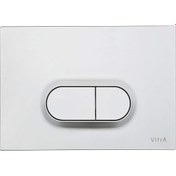 Resim Vitra Loop O 740-0940 Metal Kumanda Paneli, Krom 