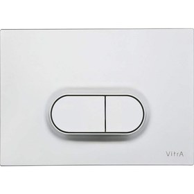 Resim Vitra Loop O 740-0940 Metal Kumanda Paneli, Krom 