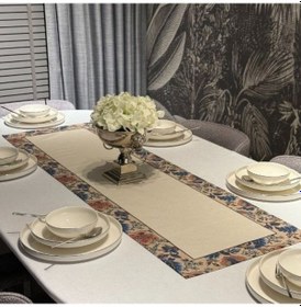 Resim Keten Rüya Desen Runner 40x140 Cm Çok Renkli 