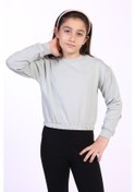 Resim Toontoy Kız Çocuk Dreams Nakışlı Sweatshirt Yeşil 