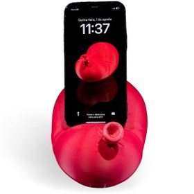 Resim Home After Party - Kırmızı Balon Temalı Modern Telefon Tutucu Masa Aksesuarı 