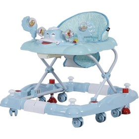 Resim Turkuaz 9228 Kiddy Yürüteç Sallanır Müzikli Oyuncaklı Bebek Yürüteç Örümcek 