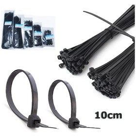 Resim 2.5 100Mm - Siyah - 10Cm Kablo Bağı - 100 Adet Kelepçe 