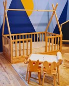 Resim Wood&Joy Montessori Tribal Karyola 