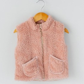 Resim Mama Yoyo Kışlık Peluş Yelek Pembe - Pembe / 2-3 Yaş 