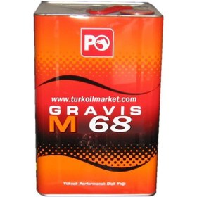 Resim Petrol Ofisi Gravis M 68 Yüksek Performanslı Dişli Yağı Teneke 16 KG 