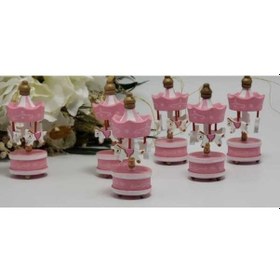 Resim 6'lı Atlı Karınca Açık Pembe Dekoratif Hediyelik 