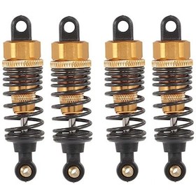 Resim Moveevo "1:10 Rc Yarış Arabası İçin Yüksek Performanslı 4 Adet Metal Amortisör Seti 60mm " 