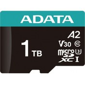 Resim Adata Ausdx1tuı3v30sa2-ra1 1 Tb Premier Pro A2 V30 Sdxc Microsd Hafıza Kartı 