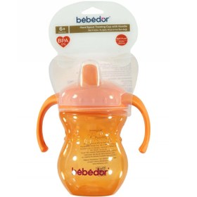 Resim Bebedor Sert Uçlu 6 Ay Kulplu Alıştırma Bardağı 270 ml 