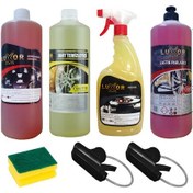 Resim Oto Bakım Seti Oto Yıkama Seti 4 x 1 LT 
