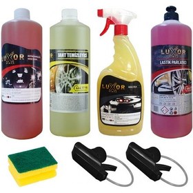 Resim Oto Bakım Seti Oto Yıkama Seti 4 x 1 LT 