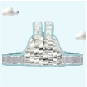 Resim Diğer Elektrikli Motosiklet İçin 3d Nefes Alabilen Dört Mevsim Çocuk Düşme Önleyici Güvenlik Kayışı Mavi 